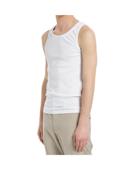 barena T-Shirt Canotta Solio Carmin Bianco Barena | TSU5474 2771 510BIANCO